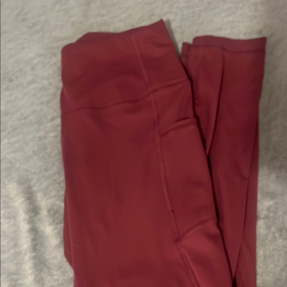 Yogalicious Red Leggings High Waist Performance